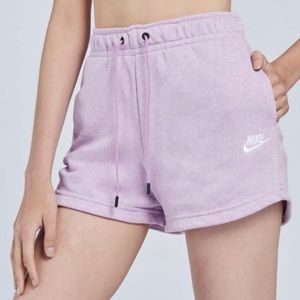 NWT Nike High Rise Essential Shorts in Purple